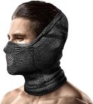 Naroo N9H - Breathable Thermal Half Balaclava with Specialized Stitching Windproof Face Mask for Ski Snowboard Outdoor Sports (Gray)