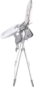 My Babiie Compact Highchair – Safari Print, Lightweight & Foldable