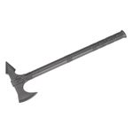 Martial Arts Black Polypropylene Plastic Trench Hawk Axe (V2) - 20.4" - NEW