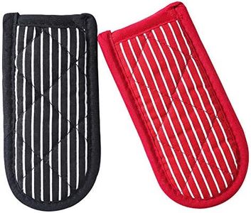 Cast Iron Skillet Handle Covers,Pot Handle Covers Heat Resistant,Pot Holders for Kitchen Heat Resistant,Machine Washable Handle Mitts 2 PCS(Striped)