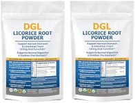 DGL Licorice Supplement: Stomach Relief, Leaky Gut Repair, DGL Powder for Digestive Restoration, Acid Relief - DGL Licorice Root Extract Powder, 140 Serving 2-Pack