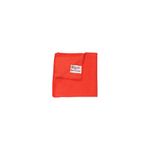 Unger MF40R MicroWipe Heavy Duty Red Microfiber Cloth - 10 / CS