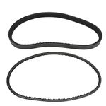 Drive and Starter Generator Belt, Leather Drive Belt Starter Generator Belt Kit 1016203 101916701 For Club Car DS 1997-UP For Club Car Precedent 2004-UP