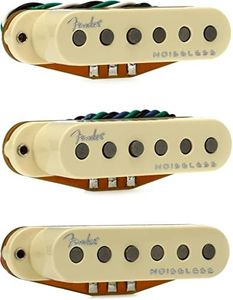 Fender Generation 4 Noiseless Stratocaster Single-Coil Pickups - Set of 3, Vintage White