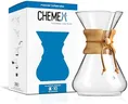 Chemex Pour-Over Glass Coffeemaker - Classic Series - 10-Cup - Exclusive Packaging