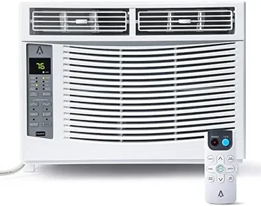 GarveeHome 6000 BTU Window Air Conditioner, 115V Window Mount Air Conditioner AC Window Unit for Rooms up to 250 Sq.Ft with Remote Control, Window Mounting Kit, Window AC Unit for Apartment, Bedroom