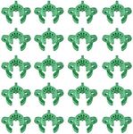 uxcell Lab Joint Clip Plastic Clamp Mounting Clips for 12/18 or 12/30 Glass Taper Joints Laboratory Connector Green 20Pcs