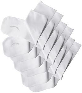 SmartKnitKIDS Seamless Sensitivity Socks, X-Large, White - 6 Pack