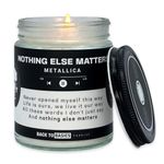 Back to Basics Candles | Nothing Else Matters - 9oz Soy Wax Fir Balsam Scented Candle for Home Decor, Birthday Gifts for Women, Men, Best Friend | Relaxing Aromatherapy Made in USA