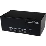 StarTech.com 4 Port Triple Monitor DVI USB KVM Switch with Audio and USB 2.0 Hub (SV431TDVIUA)