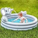 Elephant Inflatable Kiddie Pool for