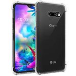 Amazon Brand - Solimo Back Cover for LG G8X ThinQ (Silicone_Clear)