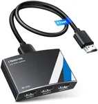 NEWCARE 4K HDMI Splitter 1 in 3 Out 【with 3.9 FT HDMI Cable】, 1×3 HDMI Splitter Support 4Kx2K, 1080P, 3D, HDR, DTS/Doby-TrueHD for Xbox PS5/4 Roku Blu-Ray Player Apple TV,NOT Support Extend Mode