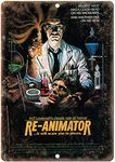 Benson Re-Animator Vintage Movie Poster Artwork 12" x 8" Reproduction Metal/Tin Sign