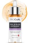 NEW Peel & Glow Exfoliant 30ml by Procoal - Chemical Peels for Face, Skin Peeling Solution with AHA, BHA, PHA, Face Exfoliator, Vegan, Made in UK (Peeling Solution)