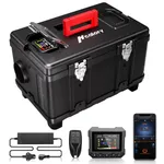 HCALORY 12V 5KW-8KW Diesel Air Heater All-in-one, Portable Toolbox Compact Heater Heating Bluetooth APP Control for Car Truck Boat Bus RV Trailer, Black