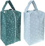 Mama Koala Waterproof Diaper Pods for Baby Items, Cloth Diapers, Swimsuits, Travel, Gym Clothes, Beach, Pump Parts, Toiletries, 2 Pack(DP-Pine Forest)