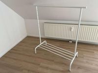 IKEA RIGGA Coat and Hat Stand in White Metal, 111x 51x 126cm white