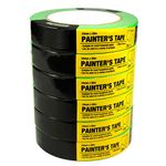 KINGORIGIN 6 Rolls Multi Use Frog Tape, 24mm X 50m Masking Tape for Painting, Residue Free Painters Masking Tape for Painting Artists & Decorating