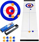 CS COSDDI Tabletop Games,Curling Game,Portable Team Board Games,Tabletop Training Family Party Games for Kids and Adults Indoor, Travel