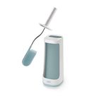 Joseph Joseph Flex Toilet Brush with Holder and Storage Caddy- White, Blue