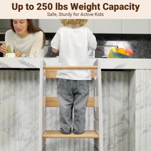 COSYLAND Toddler Standing Tower – Adjustable Kitchen Helper