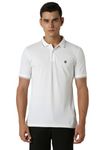 Van Heusen Men's Regular Fit Polo T-Shirt (VSKP517S011409_White M)