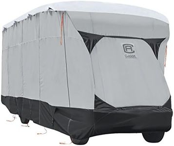 Classic Accessories Over Drive SkyShield Deluxe RV Class C Cover, Fits 29' - 32' RVs - Water Repellent RV Cover (80-379-101801-EX)