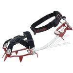 Kahtoola KTS Steel Hiking Crampons for Winter Hiking & Backpacking - Red - S/M