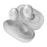 Raycon The Everyday Bluetooth Wireless Earbuds with Microphone- Stereo Sound in-Ear Bluetooth Headset True Wireless Earbuds 32 Hours Playtime (Matte White)