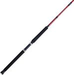 PENN Mariner III Boat Conventional Fishing Rod, Black/Red, 6'6" - Medium Heavy - 1pc - 15-30lb