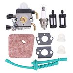 HouYeen Carburetor Carb for Stihl FS45 FS46 FS55 FC55 FS38 HS45 FS74 FS75 FS76 FS80 Engine Lawn Mowers with Fuel Air Filter Parts