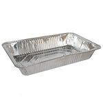 Luciano Housewares Aluminum Foil Deep Pan, 20.5 x 13 inches, Silver, 36 Pieces