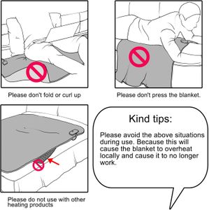 PROALLER Heated Blanket – 160x130cm Electric Throw