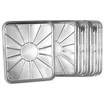 Plasticpro Disposable Foil oven liner Reusable Oven Drip Pan - Tray for Cooking and Baking Pack of 10