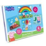 Peppa Pig Wooden Jigsaw Puzzle Set - Fun And Educational Baby Toy For 3 Year Olds And Up - Toddler Games And Puzzles - Peppa Pig Gift - Jigsaw Puzzles For Kids - Peppa Pig Jigsaw