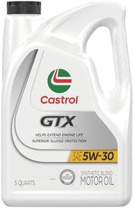 Castrol GTX Ultraclean 5W-30 Synthetic Blend Motor Oil, 5 Quarts