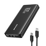 Charmast 100W PD Power Bank 20000mAh USB C Battery Pack Portable Charger Power Pack Compatible with Most Laptops Smartphones Tablet and More