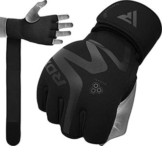 RDX Bandes Boxe sous Gants, 50CM Longue Poignet, MMA Muay Thai Mitaine, Protege Main Arts Martiaux Sparring Kickboxing Protecteur de Poing, Boxing Inner Gloves Hand Wraps, Gants de Frappe Homme Femme