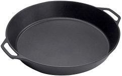 Lodge L17SK3 17-Inch Logic Pre-Seasoned Cast Iron Skillet (Black)