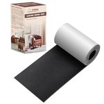 Leather Tape 3X60 Inch Self-Adhesive Genuine Leather Repair Patch for Sofas, Couch, Furniture, Drivers Seat(Black)