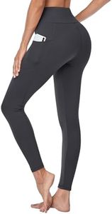 Gayhay Plus Size Leggings with Pockets for Women - High Waisted Tummy Control Soft Yoga Pants Women for Running Exercise Dark Gray