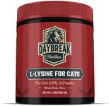 L-Lysine for Cats and Kittens - 900 mg L Lysine Powder for Cats for Immunity & Respiratory Support - Cat Supplement with L-Lysine, Prebiotics, Krill, & DMG for Immune System, Eye Health & Sneezing