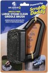 Mr. Bar-B-Q Bristle Free Large Steam Clean Griddle/Grill Brush Powered by Scrub Daddy