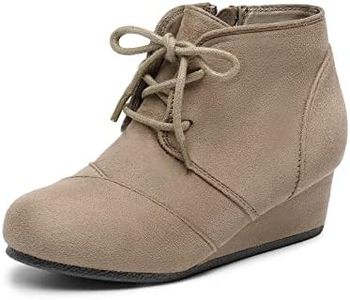 DREAM PAIRS Unisex-Child Tomson-k, Taupe, 12 Little Kid