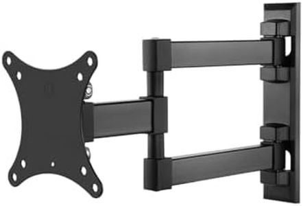 Monoprice Stable Series Full-Motion Articulating TV Wall Mount Bracket - for TVs 13in to 27in Max Weight 33lbs Extension Range of 1.8in to 13.0in VESA Patterns Up to 100x100 UL Certified