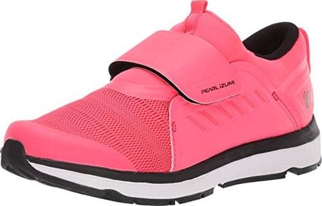 PEARL IZUMI Women's Vesta Studio Cycling/Spin Shoe, Black/Atomic Red, 37