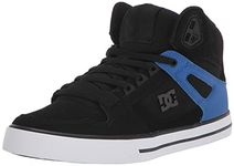 DC mens Pure High-top Wc Skateboard, Skate Shoe, Fiery Red/White/Black, 11 US