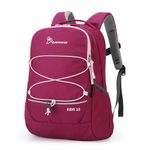 MOUNTAINTOP Kids Backpack for Boys Girls Water Resistant Lightweight Children Daypack 10L, 8.7 * 5.9 * 15", 6029-rose Red-10l, 10L, Traveling