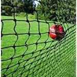 EasyShoppingBazaar Monkey Net/Bird Net/Cricket Net/Child Safety Net UV Stabilized HDPE (with Clips & Tying Ropes) 44 MM Hole - Green - 12 x 8 FT - 3MM 54PLY